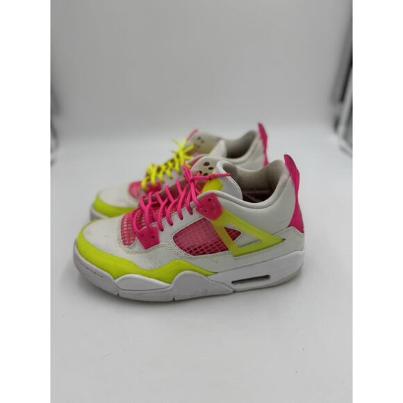 Size 6 (GS) - Jordan 4 Retro Mid Lemon Venom - Picture 2 of 6